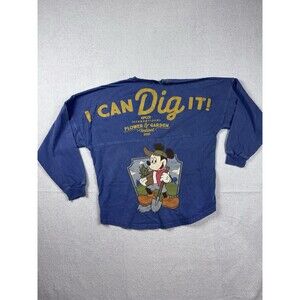 Disney Annual Passholder Epcot Flower Garden Spirit Jersey Medium Blue Mens